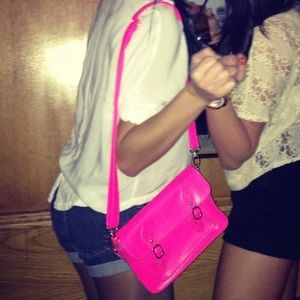 Hot pink purse